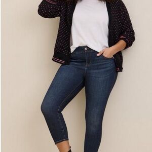Crop Bombshell Skinny Premium Stretch High-Rise Jean
